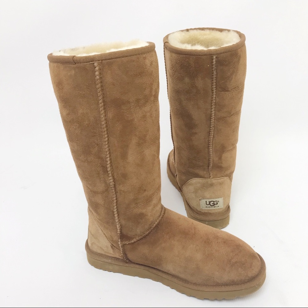 UGG | Tall Chestnut Sheepskin Warm Winter Boots 8